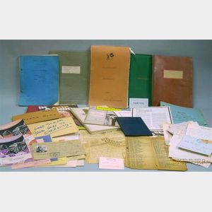 Archive of Correspondence, Records, and Ephemera Related to Nicholas and Pansy Schenck, Marti (Martha Schenck) ...