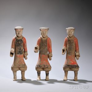 Three Pottery Soldiers