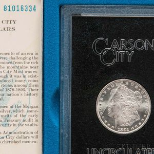 1881-CC GSA Morgan Dollar