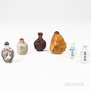Six Snuff and Medicine Bottles