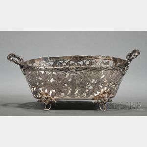 Reticulated Silver Basket