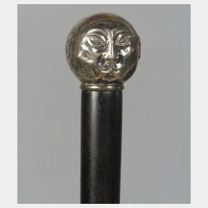 Continental Figural Jokester&#39;s Walking Stick