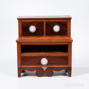 Cherry and Tiger Maple Sewing Box