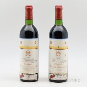 Chateau Mouton Rothschild 1983, 2 bottles