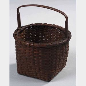 Small Shaker Woven Splint Basket