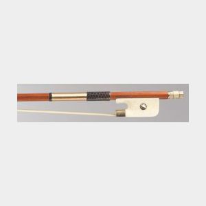 American Gold and Bone Mounted Violoncello Bow, F. V. Henderson