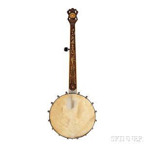 5-String Fretless Presentation Banjo, c. 1870