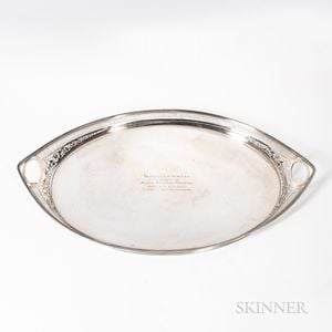 George V Sterling Silver Tea Tray