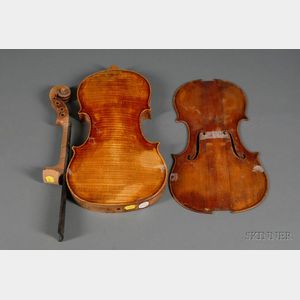 American Violin, Possibly O.H. Bryant Workshop