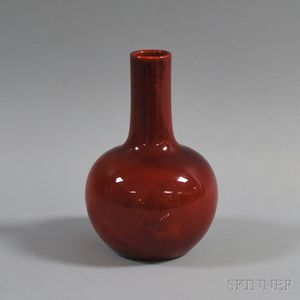 Royal Doulton Flambe Bottle Vase
