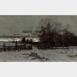 William Starbuck Macy (American, 1853-1945) Gate, Early Winter