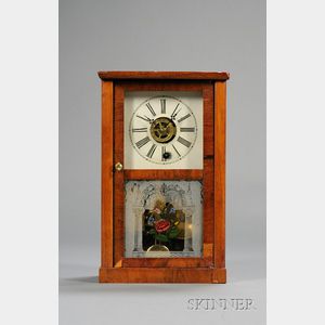 Rosewood Cottage Shelf Clock by Smith and Goodrich