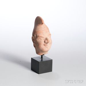 Pottery Head of a Foreigner