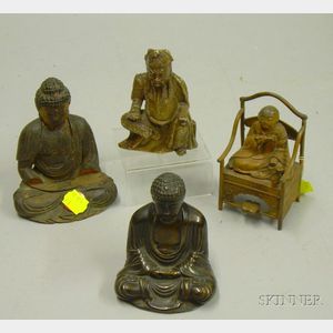 Four Assorted Figures of Buddha