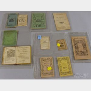 Eleven Early 19th Century Pamphlets and Miniature Books.