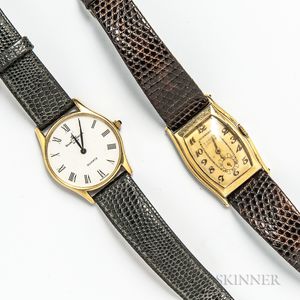 Two 14kt Gold Wristwatches