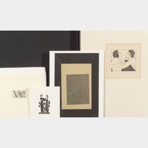 Eric Gill (British, 1882-1940) Lot of Four Prints: The Most Precious Ornament