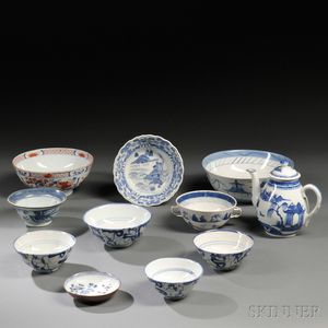 Eleven Porcelain Items