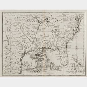 Florida. Guillaume de l'Isle (1675-1726) Carta Geografica della Florida nell'America Settentrionale