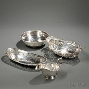 Three Pieces of Gorham Sterling Silver Hollowware