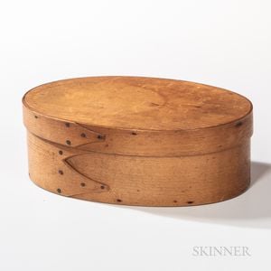 Shaker Oval Three-finger Pantry Box