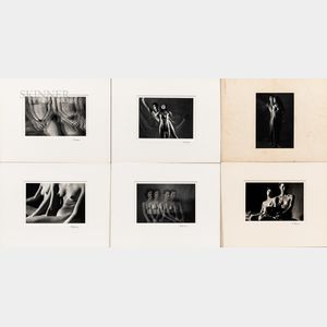 Francis Johnson (American, 20th Century) Twelve Photographs of Nudes