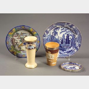 Five European Ceramic Tablewares