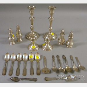 Group of Silver Hollowware and Flatware