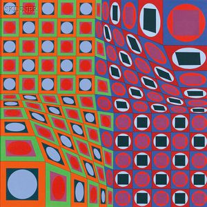 Victor Vasarely (Hungarian/French, 1908-1997) Halph
