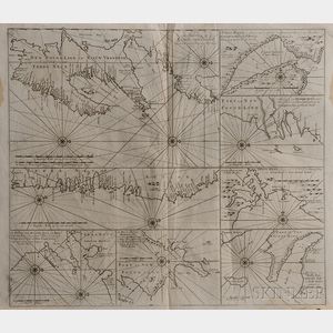 Newfoundland. Gerard van Keulen (1678-1726) New Found Land of Nieuw Vrankryk, of anders Genaamt Terra Neuf