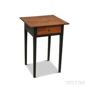 Federal Tiger Maple One-drawer Stand