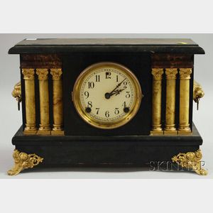 Sessions Black-painted Mantel Clock