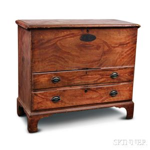 Federal Country Grain-painted Two-drawer Blanket Chest