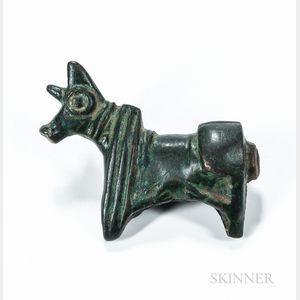 Ancient Near Eastern Luristan Bronze Animal Figurine
