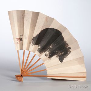 Bamboo Folding Fan,