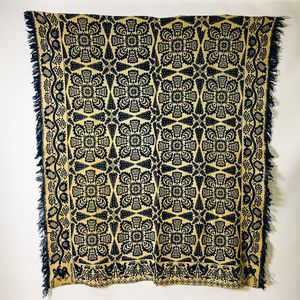 Two Ohio Woven Coverlets
