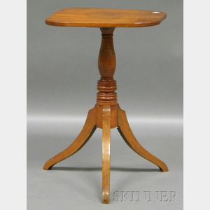 Country Classical Maple Candlestand.