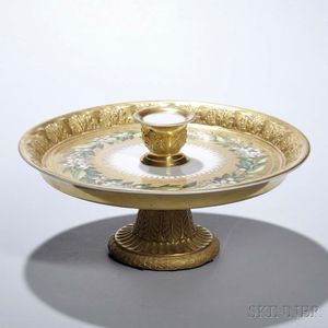 Limoges Footed Pedestal Tray