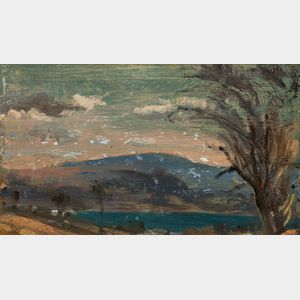 Arthur Bowen Davies (American, 1863-1928) Rockland Lake, No. 3