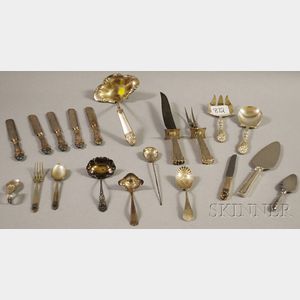 Group of Sterling Silver and Sterling-Handled Flatware