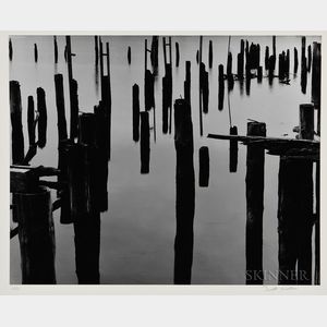 Brett Weston (American, 1911-1993) Wharf Piles