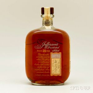 Jefferson's President Select 18 Years Old 1991