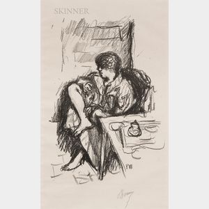 Pierre Bonnard (French, 1867-1947) La toilette assise