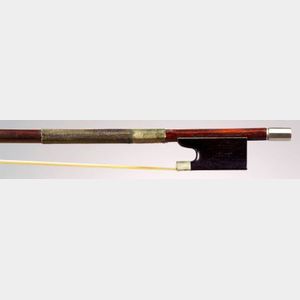 Nickel Mounted Violin Bow, W. A. Pfretzschner
