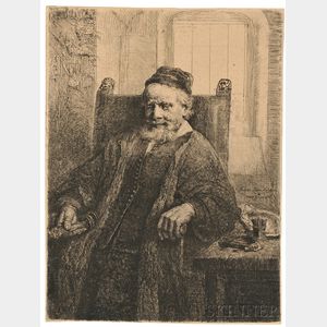 Rembrandt van Rijn (Dutch, 1606-1669) Jan Lutma Goldsmith