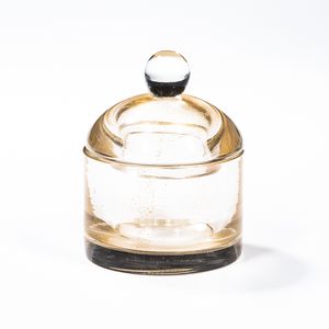 Polveri Murano Glass Covered Jar Attributed to Archimede Seguso