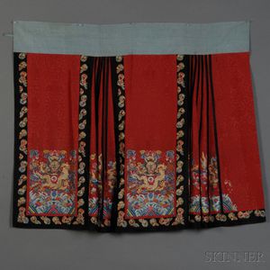 Han-style Pleated Apron Skirt, Baizhequn