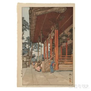 Hiroshi Yoshida (1876-1950),Yasaka Shrine