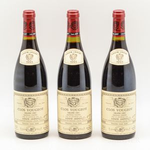Louis Jadot Clos Vougeot 1993, 3 bottles