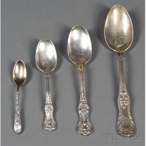 Six Tiffany & Co. Sterling Spoons